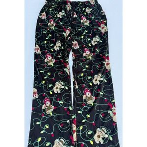 Weatherproof Vintage Flannel Pajama Lounge Pants Sloth Christmas Theme Size XL